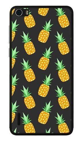 Foto Case Huawei HONOR 6 ananasy czarne