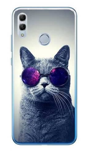 Foto Case Huawei Honor 10 Lite kot w okularach galaxy