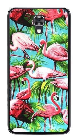 Foto Case LG X SCREEN flamingi i palmy