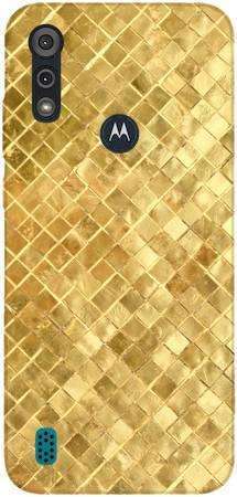 Foto Case Motorola MOTO E6s 2020 złota powierzchnia