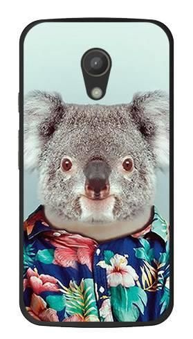 Foto Case Motorola Moto E4 koala w koszuli