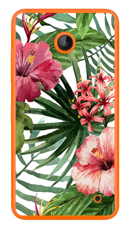 Foto Case Nokia LUMIA 630 kwiaty tropikalne