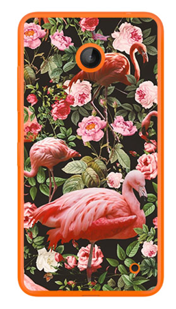 Foto Case Nokia LUMIA 630 tropikalne flamingi