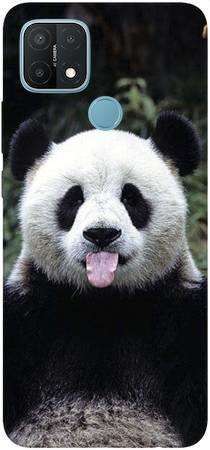Foto Case Oppo A15 śmieszna panda