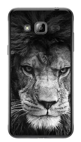 Foto Case Samsung GALAXY J3 (2016) Czarno-biały lew