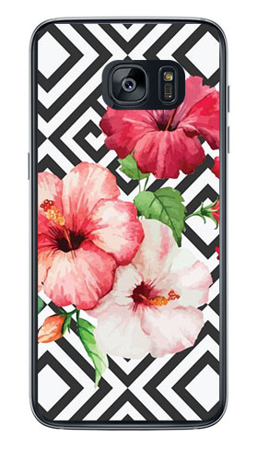 Foto Case Samsung GALAXY S7 kwiaty i wzorki