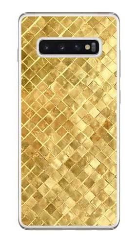 Foto Case Samsung Galaxy S10 Plus złota powierzchnia