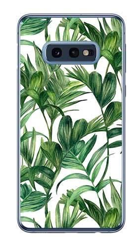 Foto Case Samsung Galaxy S10e liście tropikalne