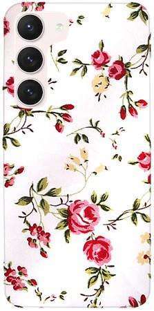 Foto Case Samsung Galaxy S23 haftowane kwiatki