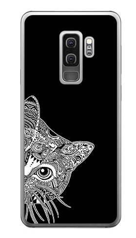 Foto Case Samsung Galaxy S9 Plus biało czarny kot