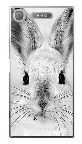 Foto Case Sony Xperia XZ1 Czarno-biały zając