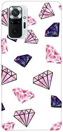 Foto Case Xiaomi Redmi NOTE 10 PRO różowe diamenty