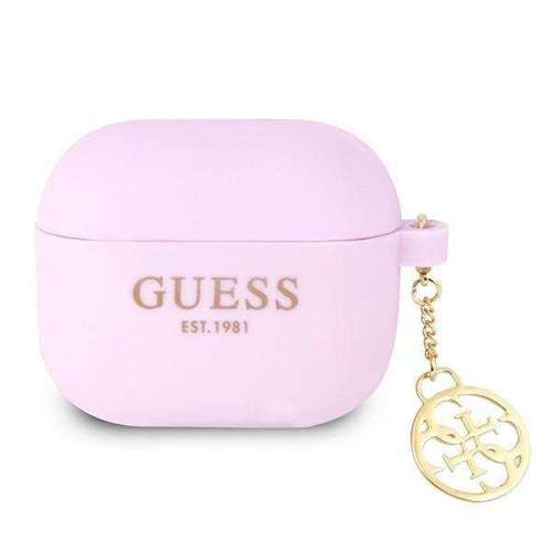 Guess GUA3LSC4EU AirPods 3 cover fioletowy/purple Charm Collection