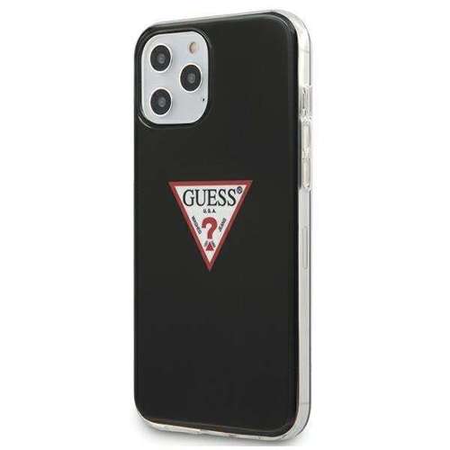 Guess GUHCP12MPCUCTLBK iPhone 12/12 Pro 6,1" czarny/black hardcase Triangle Collection