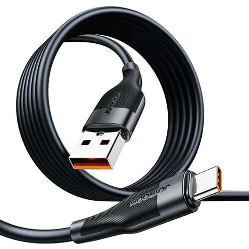 Joyroom kabel USB - USB Typ C do szybkiego ładowania / transmisji danych 6A 1m czarny (S-1060M12)