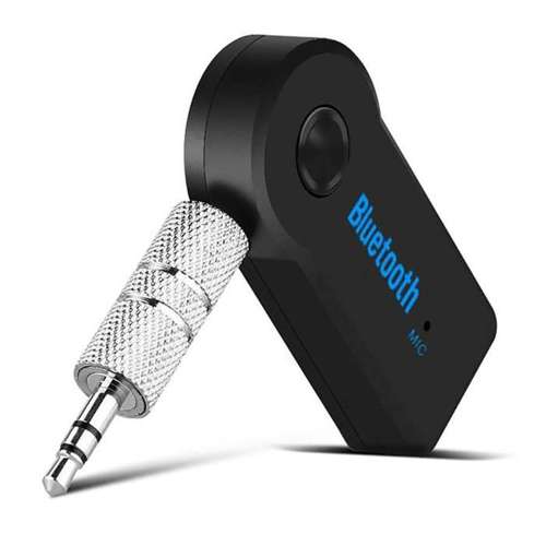 Odbiornik Bluetooth AUX mini jack 3,5mm MP3 Muzyka czarny