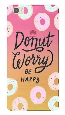 Ombre Case Huawei P8 Lite donut worry be happy