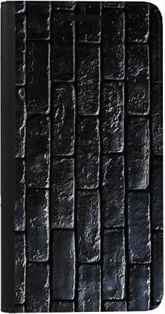 Portfel DUX DUCIS Skin PRO czarne cegły na Huawei P30 Lite