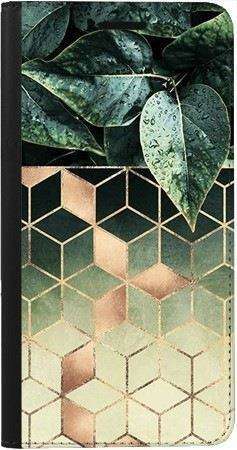 Portfel DUX DUCIS Skin PRO geometryczna roślina na Apple iPhone 12 / iPhone 12 PRO