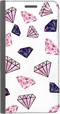 Portfel DUX DUCIS Skin PRO różowe diamenty na Huawei Honor 9 Lite