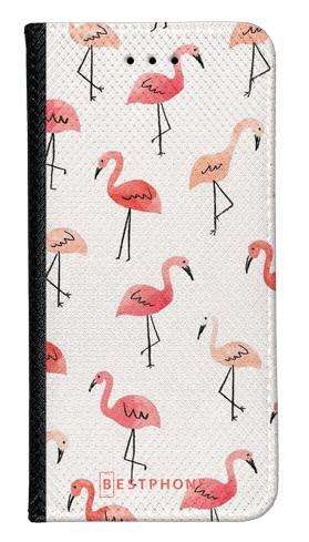 Portfel Wallet Case Realme 6 różowe flamingi