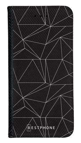 Portfel Wallet Case Realme 6 trójkątny wzór biały