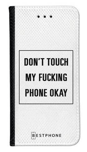 Portfel Wallet Case Samsung Galaxy A3 don't touch my phone