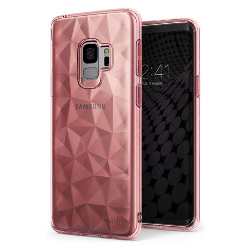 Ringke Air Prism designerskie żelowe etui pokrowiec 3D Samsung Galaxy S9 G960 różowy  (APSG0018-RPKG)