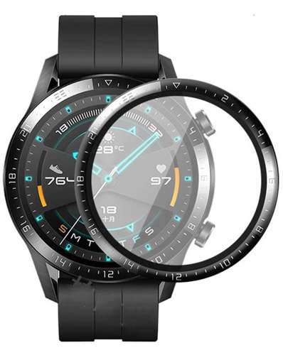 Szkło Hybrydowe FULL 3D Huawei Watch GT 2 46mm czarny