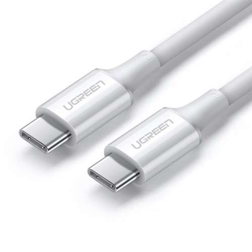 Ugreen kabel USB Typ C - USB Typ C PD 100W 5A 2m biały (US300)