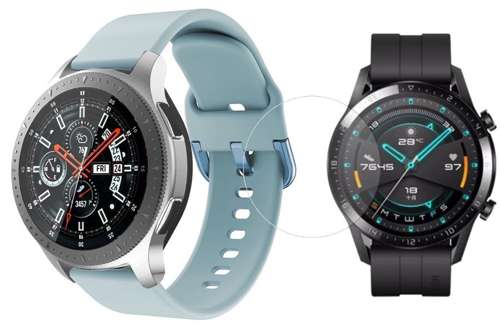 opaska pasek bransoleta GEARBAND Huawei Watch GT 2 46mm błękitna +szkło hartowane na ekran