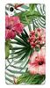 Boho Case Sony Xperia M4 Aqua Kwiaty tropikalne