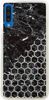 Brokat Case Samsung Galaxy A50 / A50s / A30s czarne sześciokąty