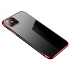 Clear Color case żelowy pokrowiec etui z metaliczną ramką Xiaomi Mi 10T Lite czerwony