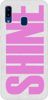 Etui Brokat SHINING różowe SHINE na Samsung Galaxy A20
