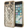 Etui Guess GUHCI8LPEOLGGO iPhone 7/8 Plus złoty/gold hard case 4G Peony Liquid Glitter