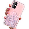 Etui SAMSUNG GALAXY A33 5G Brokat Cekiny Glue Glitter Case różowe