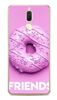 Etui dla przyjaciół friends donut fioletowy na Huawei Mate 10 Lite