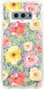 Etui kwiatuszki akwarela brokat na Samsung Galaxy S10e V2