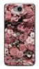 Etui różowa kompozycja kwiatowa na LG X Power 2