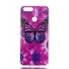 Etui slim case art HUAWEI HONOR 7X sunflower and butterfly