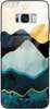 Etui szklane GLASS CASE art deco słońce Samsung Galaxy S8 