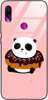 Etui szklane GLASS CASE panda w pączku  Xiaomi Redmi Note 7 