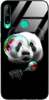 Etui szklane GLASS CASE panda z bańką Huawei P40 Lite E 