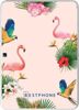 Etui tropikalne flamingi na Samsung Galaxy Tab 4 10.1" T535