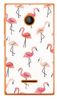 Foto Case Microsoft Lumia 435 różowe flamingi