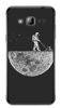 Foto Case Samsung GALAXY J3 (2016) astronauta i księżyc