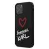 Karl Lagerfeld KLHCP12MSILKRBK iPhone 12/12 Pro 6,1" czarny/black hardcase Silicone Forever Karl