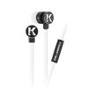 Karl Lagerfeld słuchawki KLEPWIWH biało-czarny/white&black 3,5mm