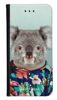 Portfel Wallet Case LG K50 / Q60 koala w koszuli